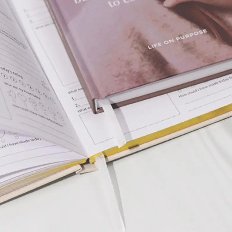 Reflection Journal | Planning Journal Notebook | Gratitude Journal Diary Notebook Punching Schedule Planning Notebook for Women